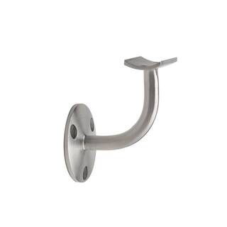 Satin Stainless Steel Standard Handrail Bracket for 2 in. Outside Diameter Tubing 44-3012