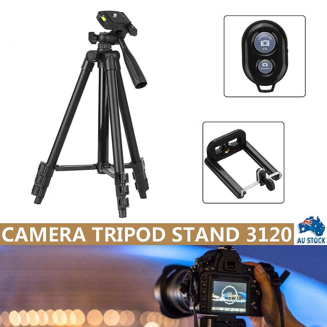 Professional Camera Tripod Stand Mount Remote W/phone Holder For Iphone 