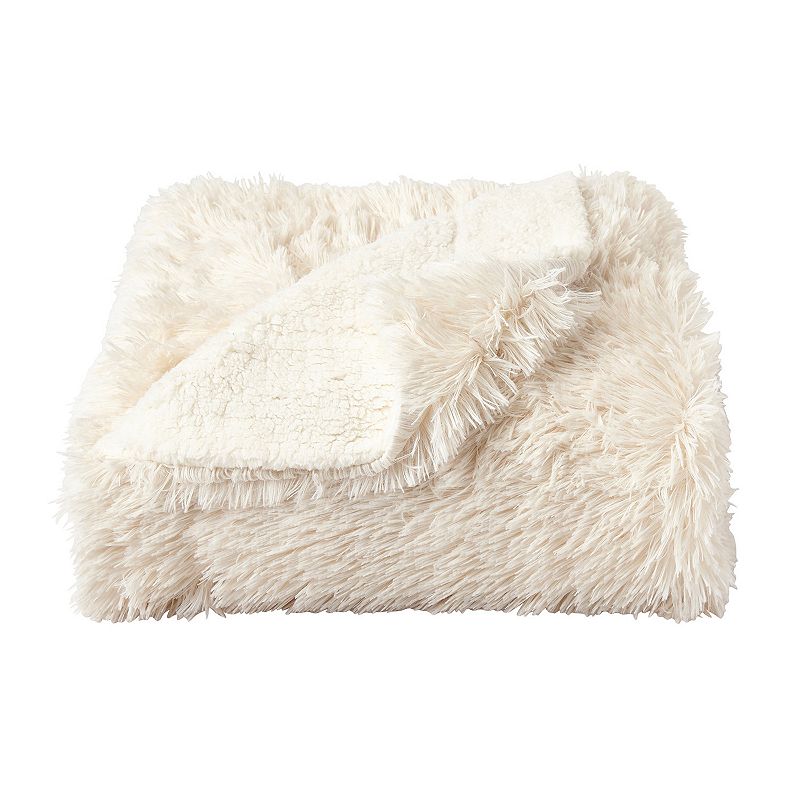 Portsmouth Home Faux Fur Throw Blanket