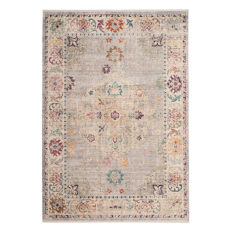 Safavieh Illusion Sienna Framed Floral Rug