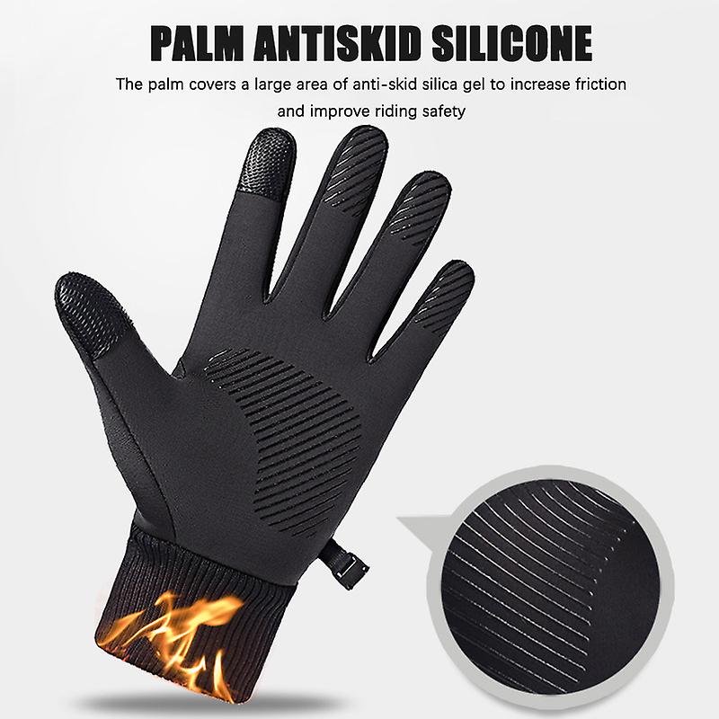 Winter Waterproof Men Gloves Windproof Sports Fishing Touchscreen Driving Motorcycle Ski Non-slip Warm Cycling Women Gloves