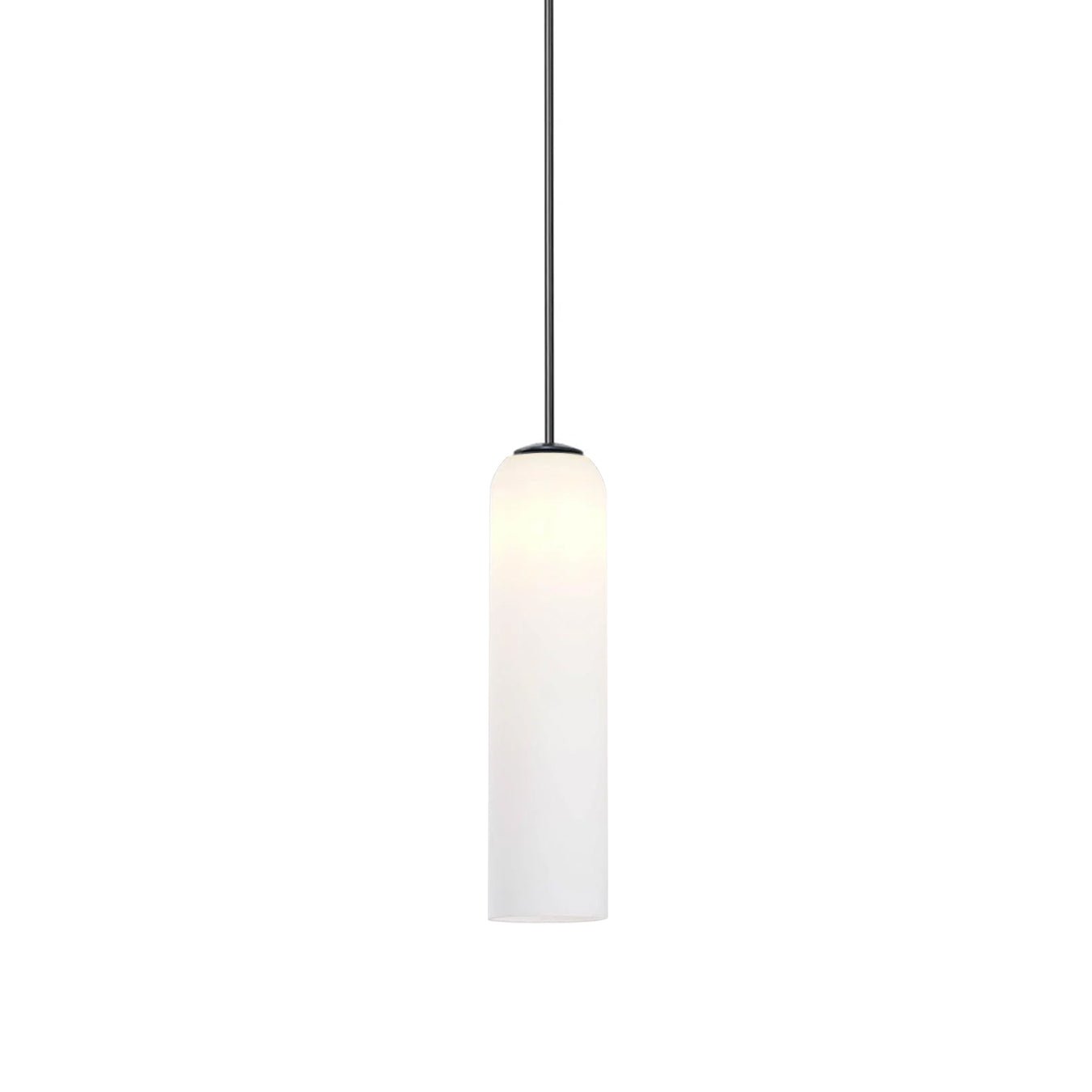 Long Tube Glass Pendant Light