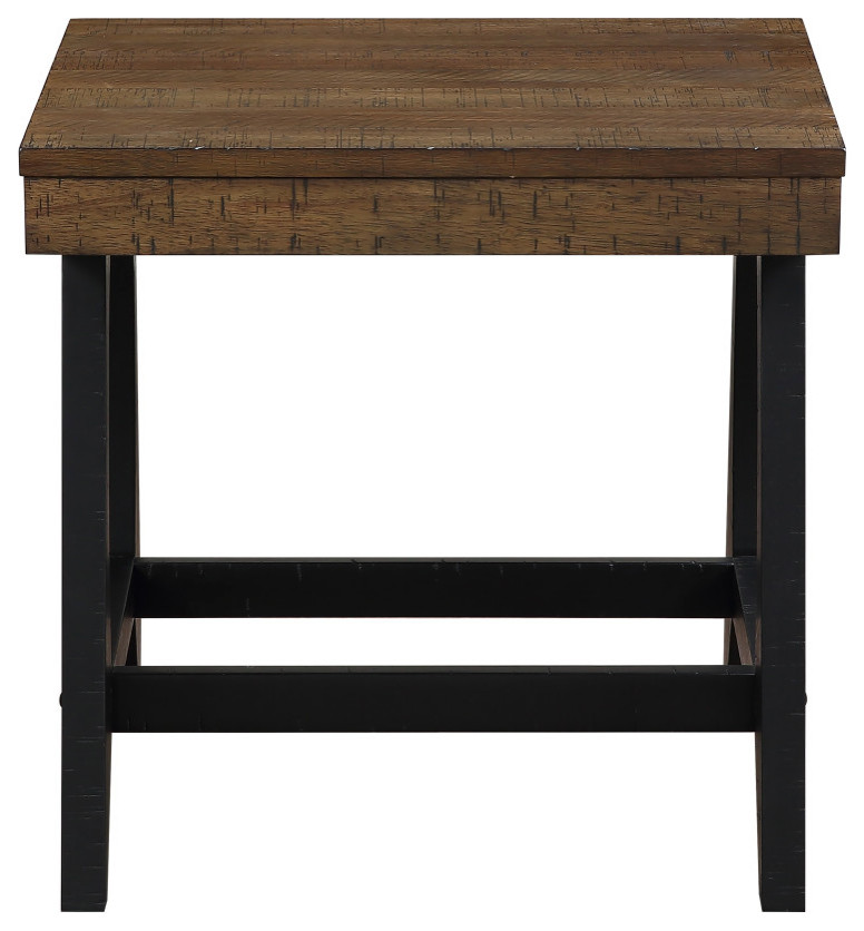 Ralston End Table   Industrial   Side Tables And End Tables   by Steve Silver  Houzz