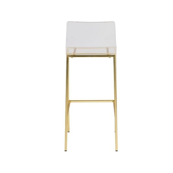 Sasha Stool Clear Acrylic Ghost stool - 35