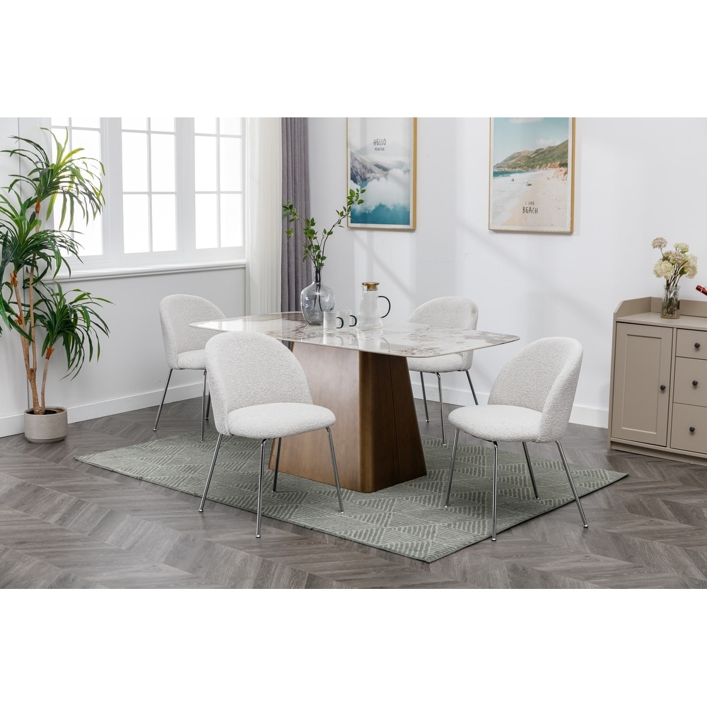 Debra Boucle Dining Chair