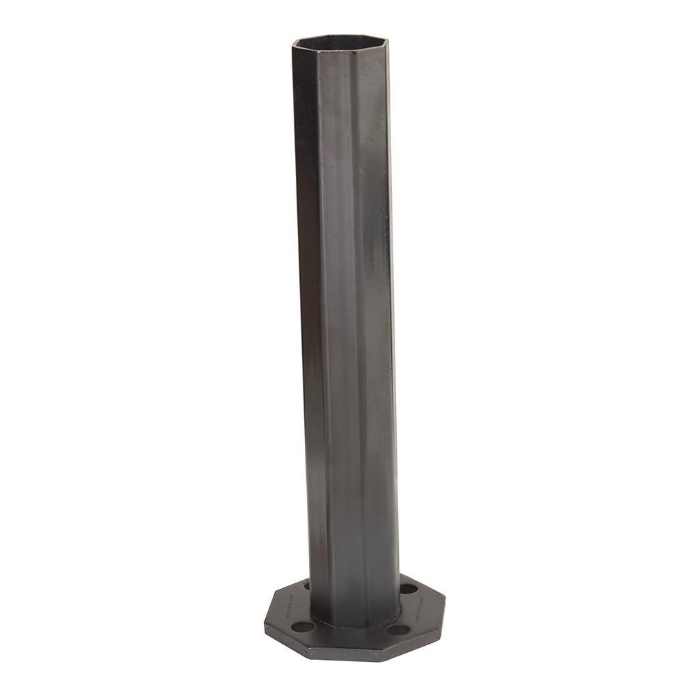 FORTRESS Evolver Black Steel Mounted Base Line Post 35320