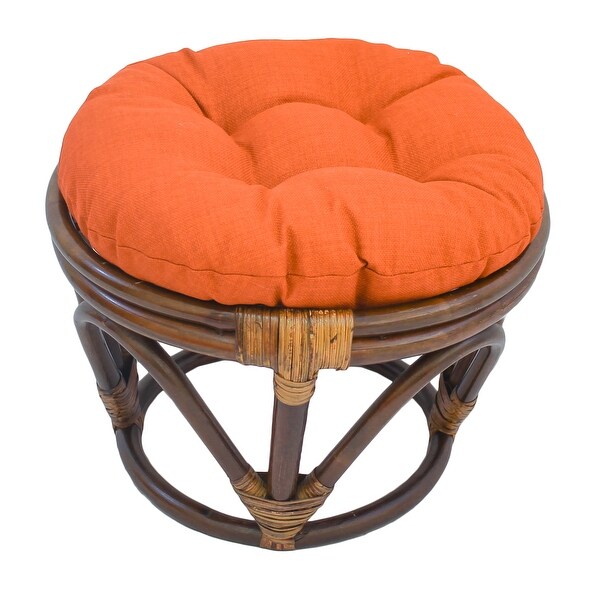 18-inch Round Indoor/Outdoor Footstool Cushion (Cushion Only) - 18 x 18