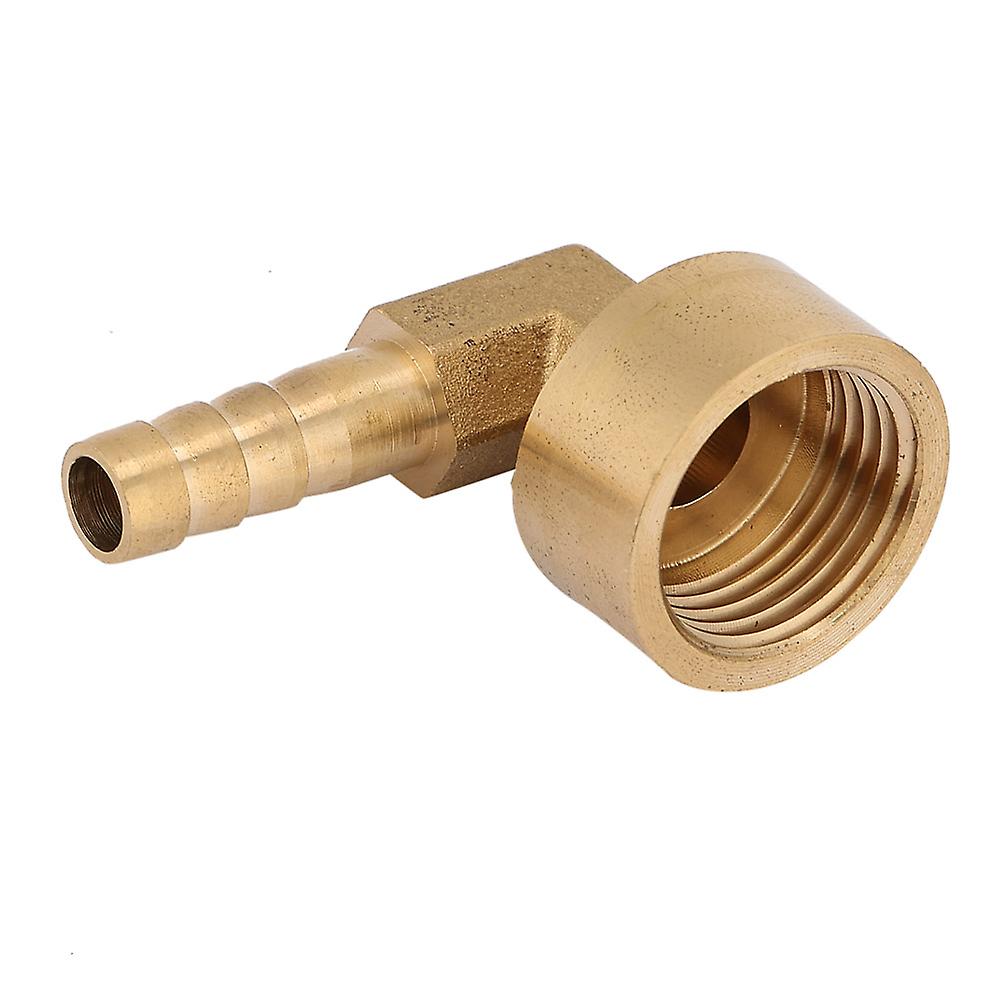 G1/2 Female Thread Brass Elbow Hose Barb Coupling Connector Joint Adapter Fitting(8mm)