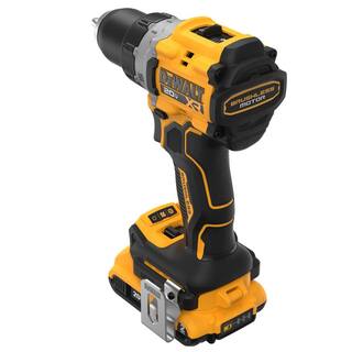 DW 20V MAX Lithium-Ion Cordless Brushless 12 in. Drill Driver Kit with (2) 2.0Ah Batteries Charger and Bag DCD800D2