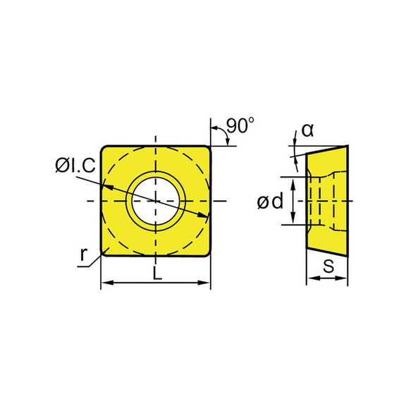 ABS Import Tools SPMT 432 COATED CARBIDE INSERT (6...