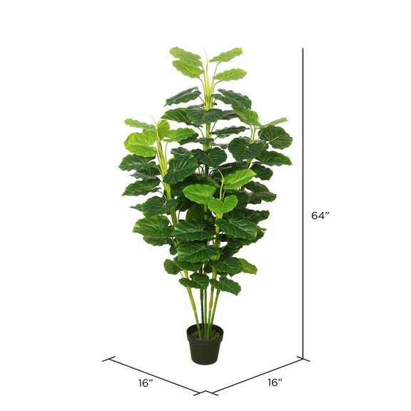 Vickerman TA170401 64 Fresh Philodendron w/Pot Gr...