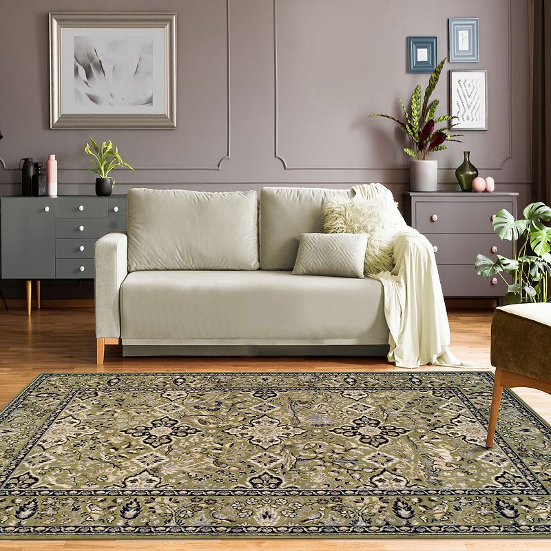 Superior Radcliffe Traditional Floral Medallion Indoor Area Rug