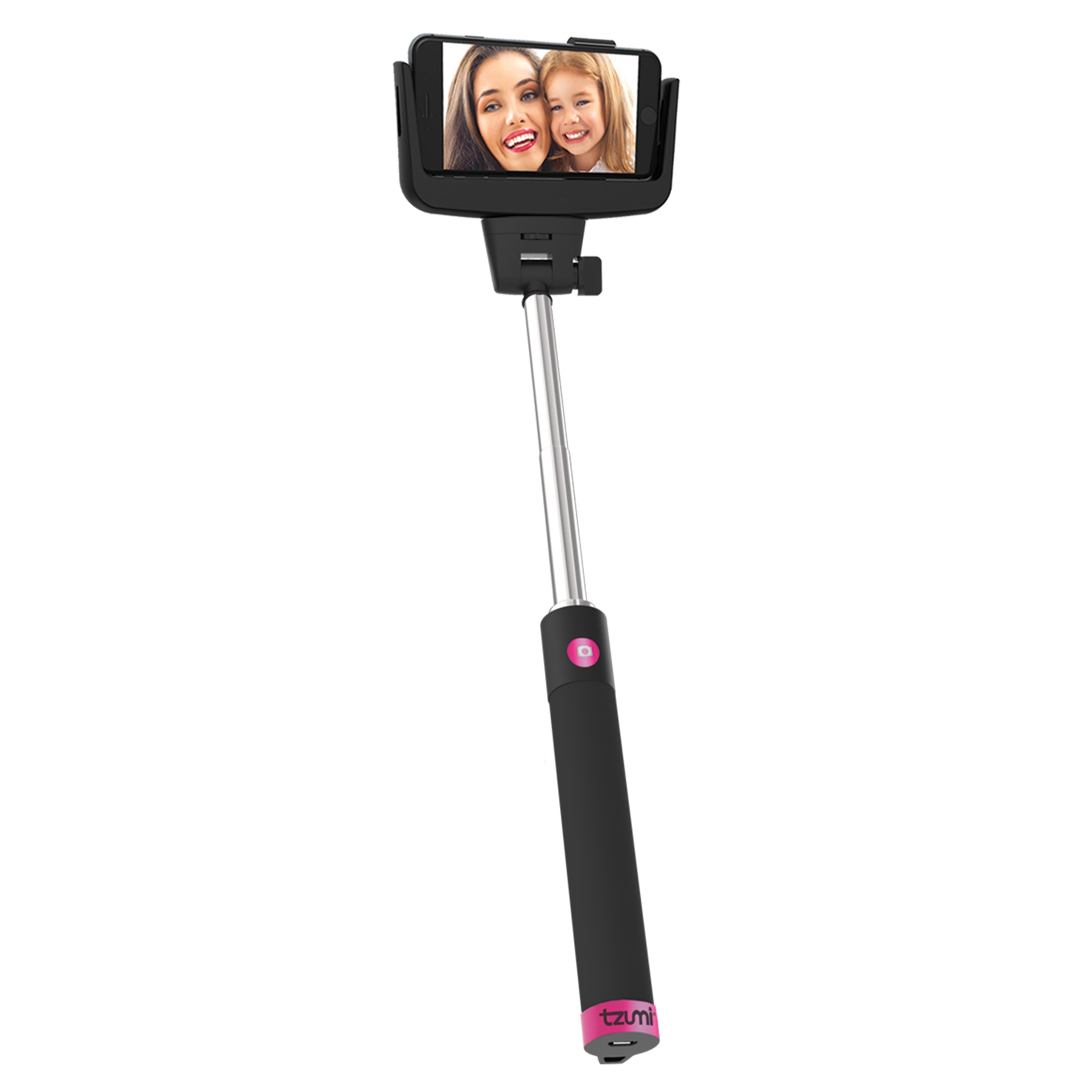 Tzumi Bluetooth Selfie Stick， Pink