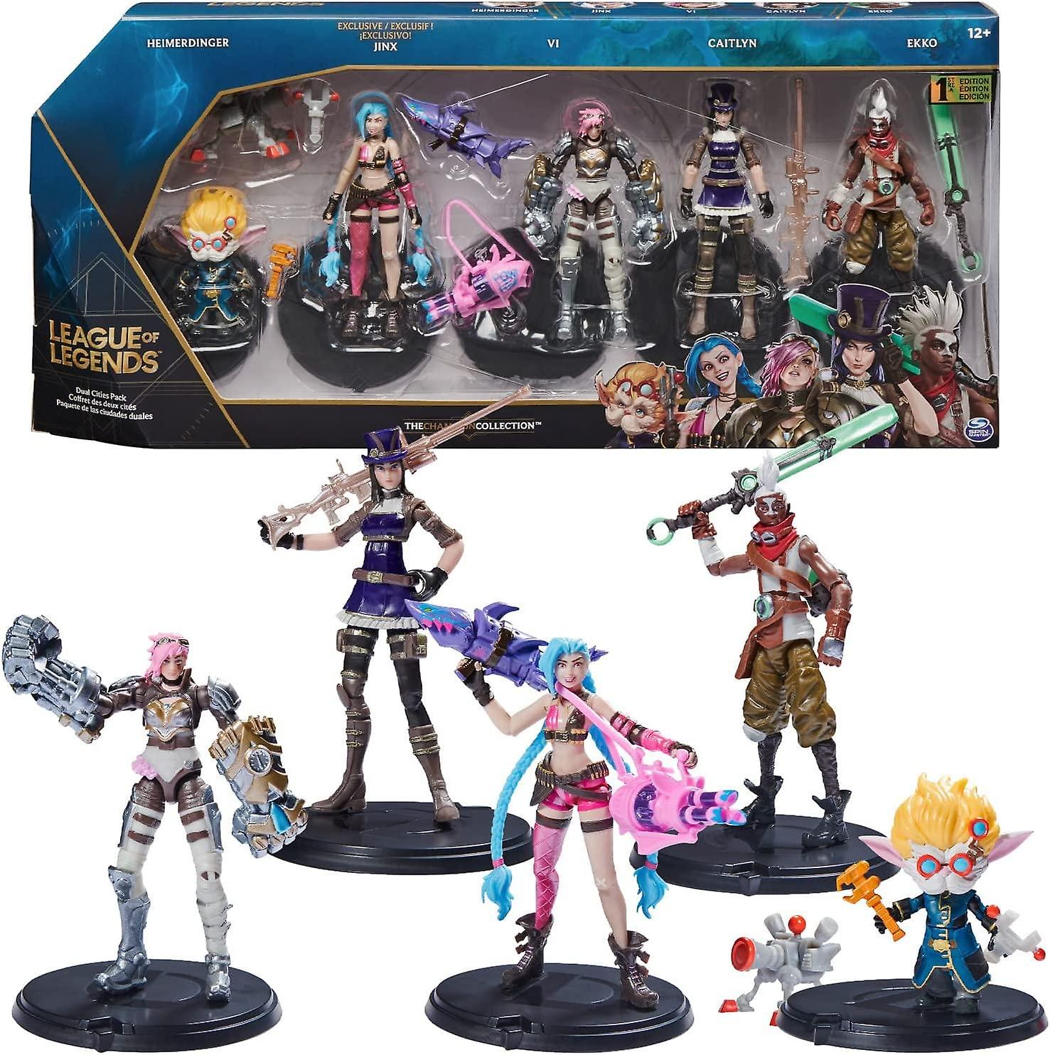 5-Pack League of Legends Dual City Pack Exclusive Figure