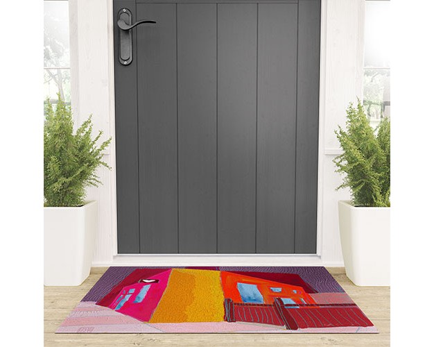 Sewzinski Secret Admirer Looped Vinyl Welcome Mat Society6