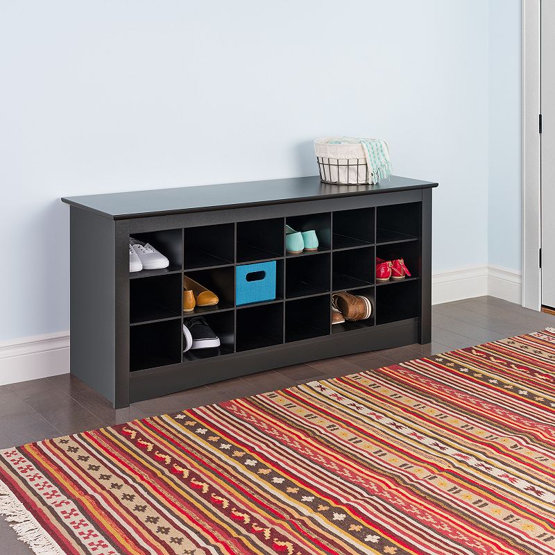 Prepac Shoe Storage Cubby Bench