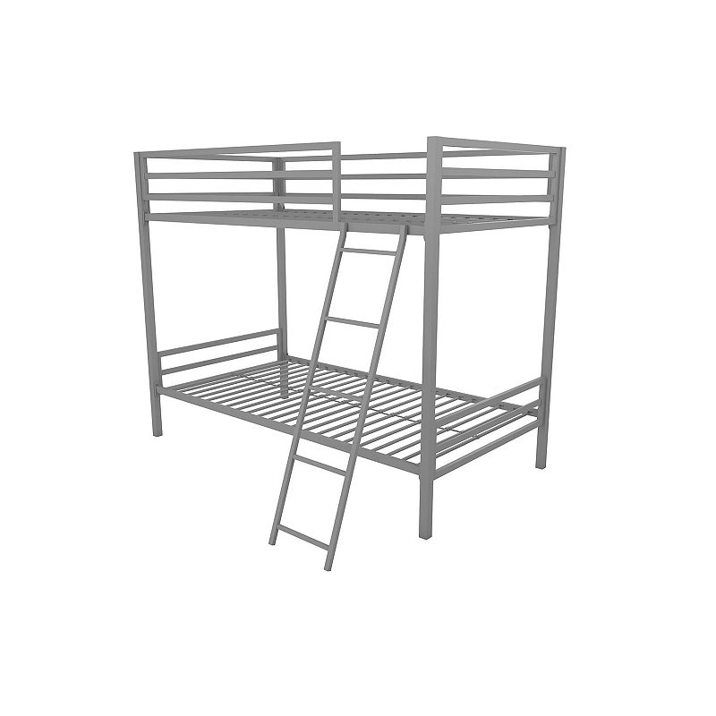 Novogratz Maxwell Twin over Twin Metal Bunk Bed