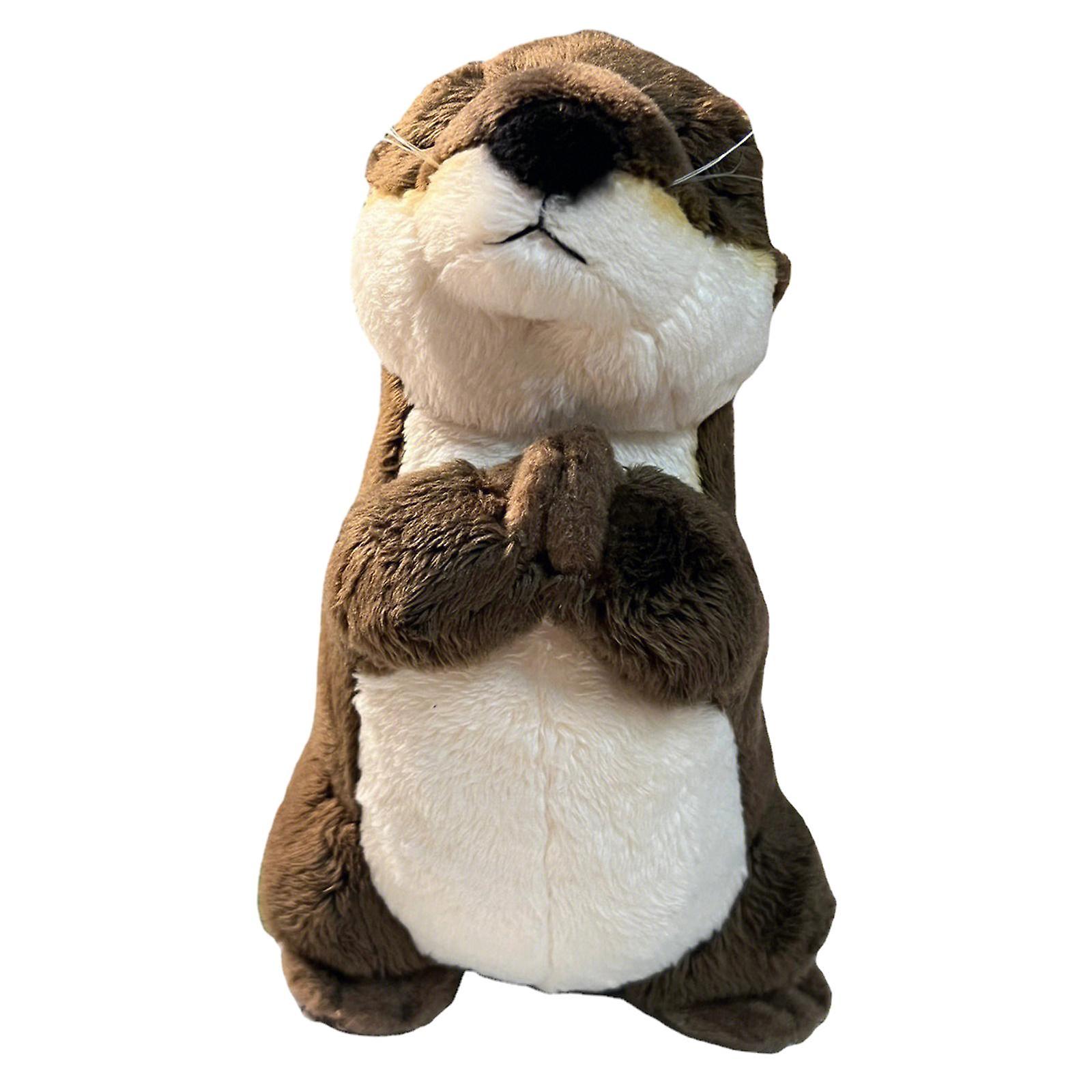 Cartoon Stuffed Otter Toys Living Room Decoration For Adults Kids Boys Girls 20cm