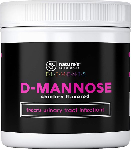 Nature's Pure Edge D-Mannose Chicken Flavored Dog and Cat Supplement， 4-oz jar