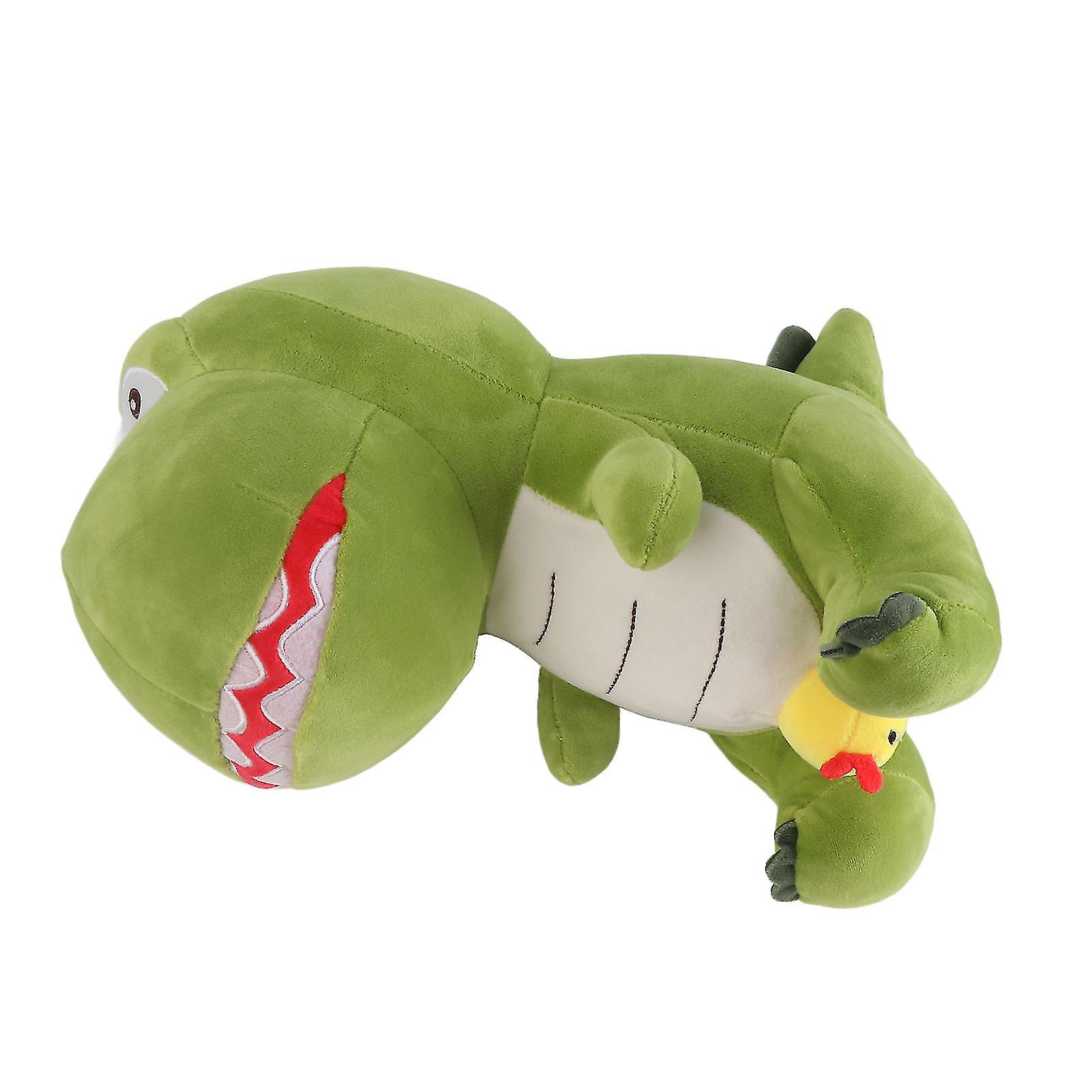 Dinosaur Plush Toy Cute Animal Soft Plump 3D Stuffed Throw Pillow Gift Home Decoration Chick Dinosaur Type 35cm / 13.8in