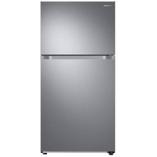  33 in. 21 cu. ft. Top Freezer Refrigerator with FlexZone and Ice Maker in Fingerprint-Resistant Stainless Steel RT21M6215SR