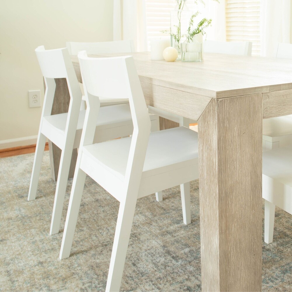 Plank and Beam Modern Solid Wood Dining Chair   N/A