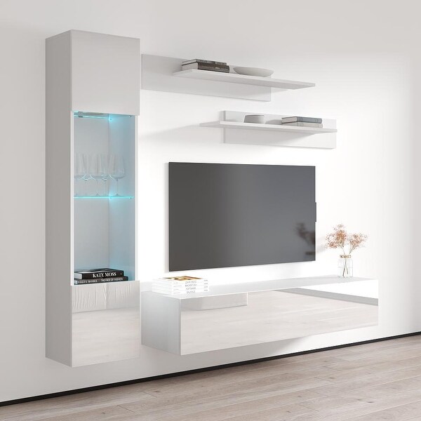 Fly G3 30TV Wall Mounted Floating Modern Entertainment Center