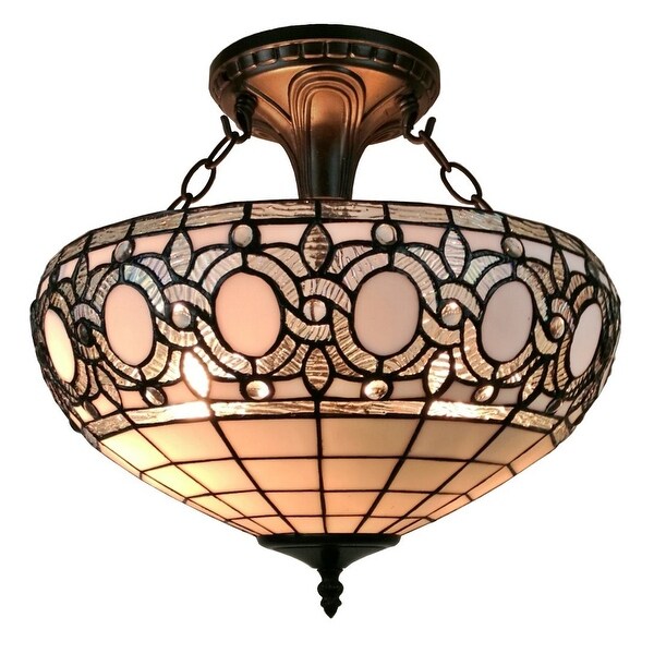  Style Semi-flush Mount Ceiling Fixture Amora Lighting