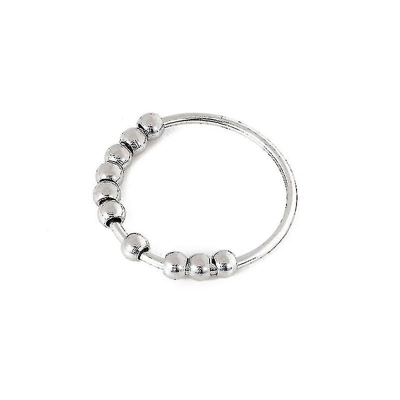 Anxiety Ring Ball Ring Stress Ring Anxiety Ring Stainless Steel Bead Ring Ring