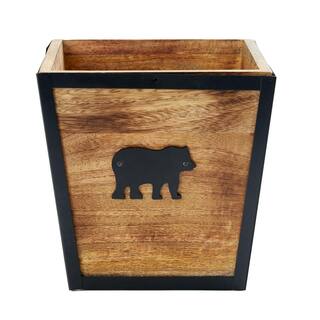 Park Designs Wild Woods Bear Waste Basket 8599-708