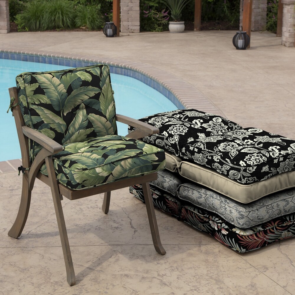 Arden Selections Plush PolyFill 20 x 21 in. Indulge Outdoor Dining Chair Cushion