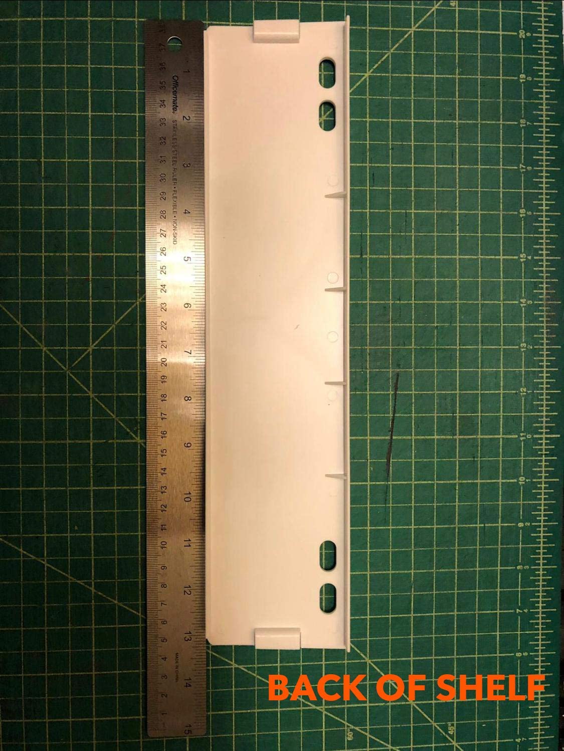 White Plastic Medicine Cabinet Shelf Replacement (1PIECE) - PLEASE CHECK PICTURES FOR DIMENSIONS