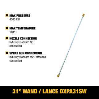 DW Universal 31 in. Pressure Washer Extension Spray Wand for Cold Water 4500 PSI Pressure Washers DXPA31SW