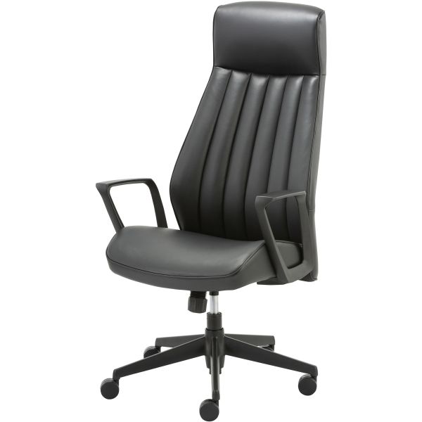 LYS High-Back Bonded Leather Chair