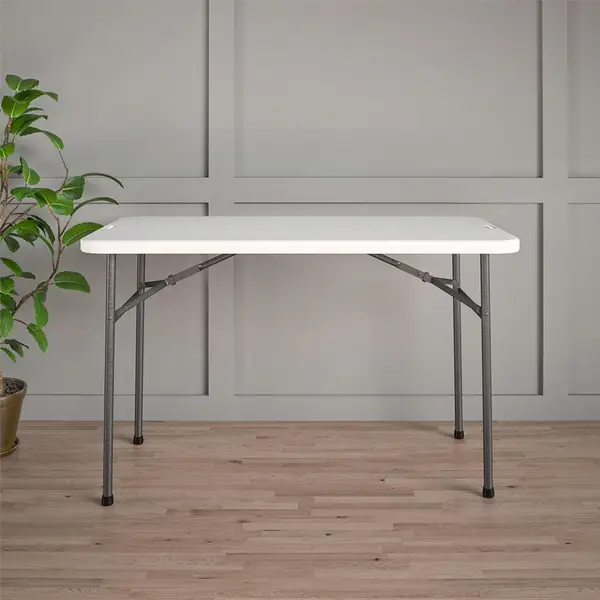 Cosco 4' Straight Folding Utility Table