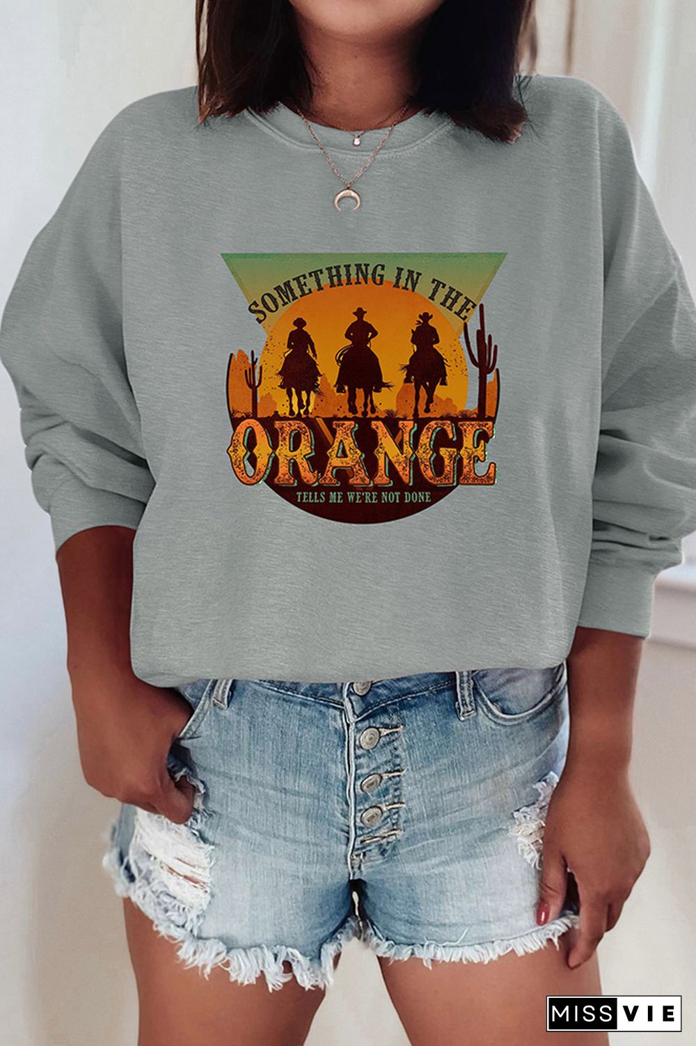 Something in the Orange Sweatshirt Wholesale