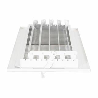 EZ-FLO 16 in. x 6 in. 2-Way Steel WallCeiling Register White 61663