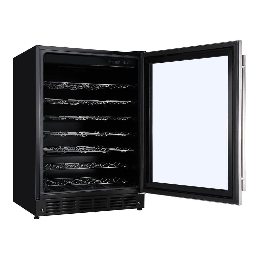 Magic Chef 234 in W 50Bottle Wine Cooler in Stainless Steel