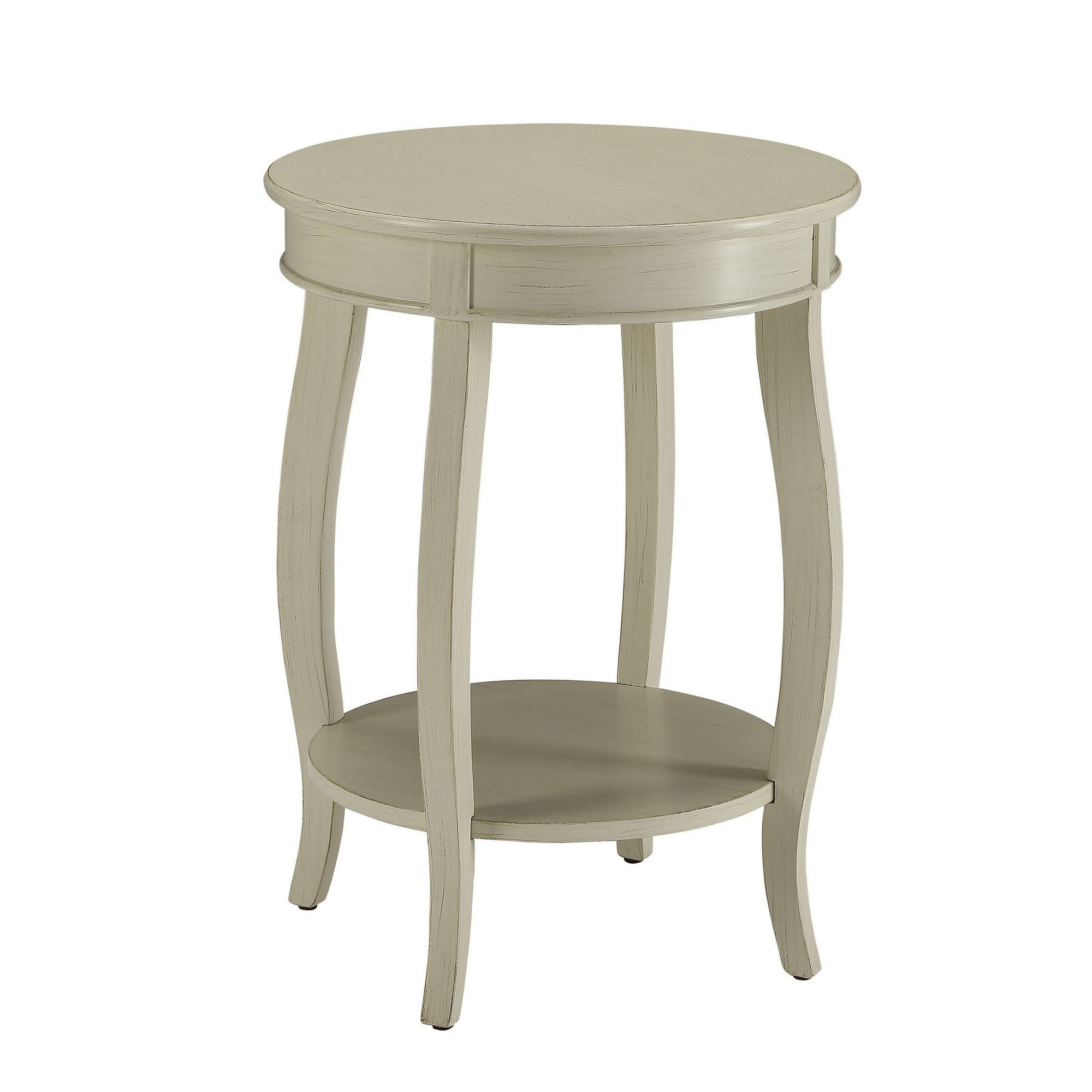 Fashionable Side Table， Antique White