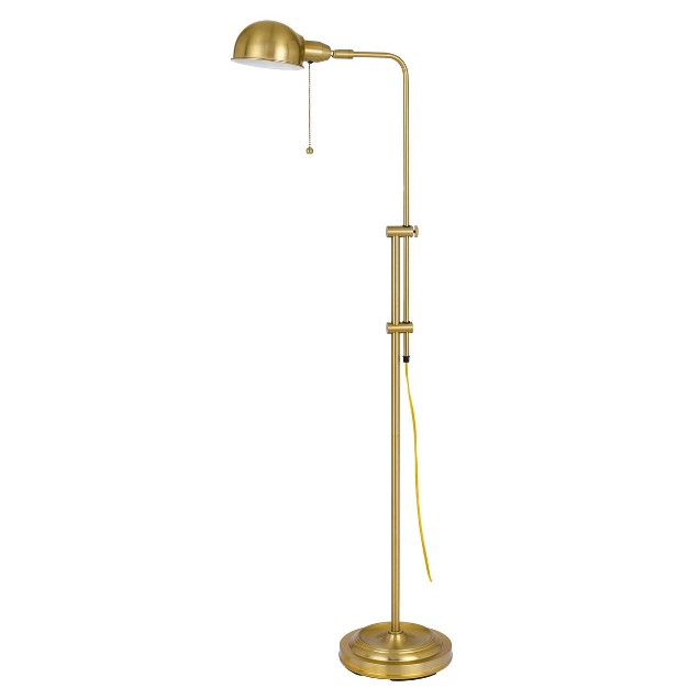 Croby Metal Pharmacy Floor Lamp Antique Brass Cal Lighting