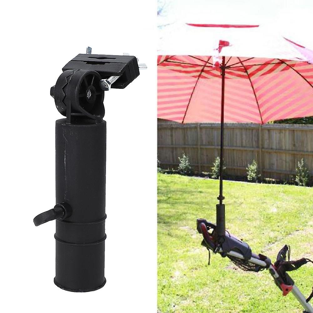 Universal Golf Cart Trolley Handle Multi-angle Adjustable Plastic Umbrella Holder Stand Black  For Buggy Golf Cart Or Fishing