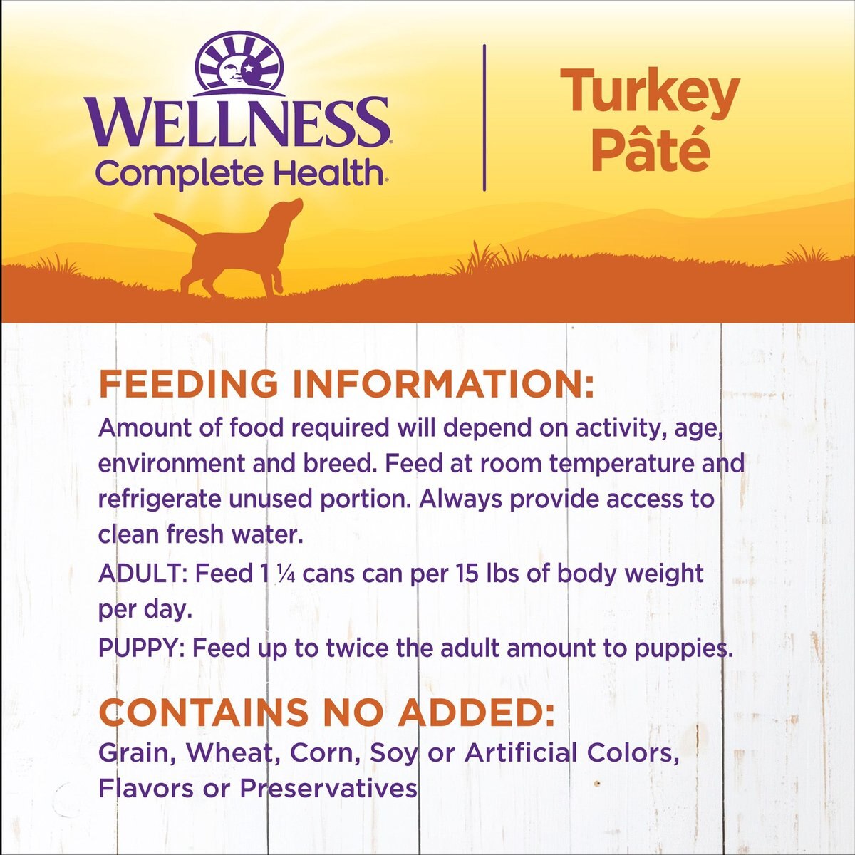 Wellness Complete Health Turkey and Sweet Potato Formula Canned Dog Food