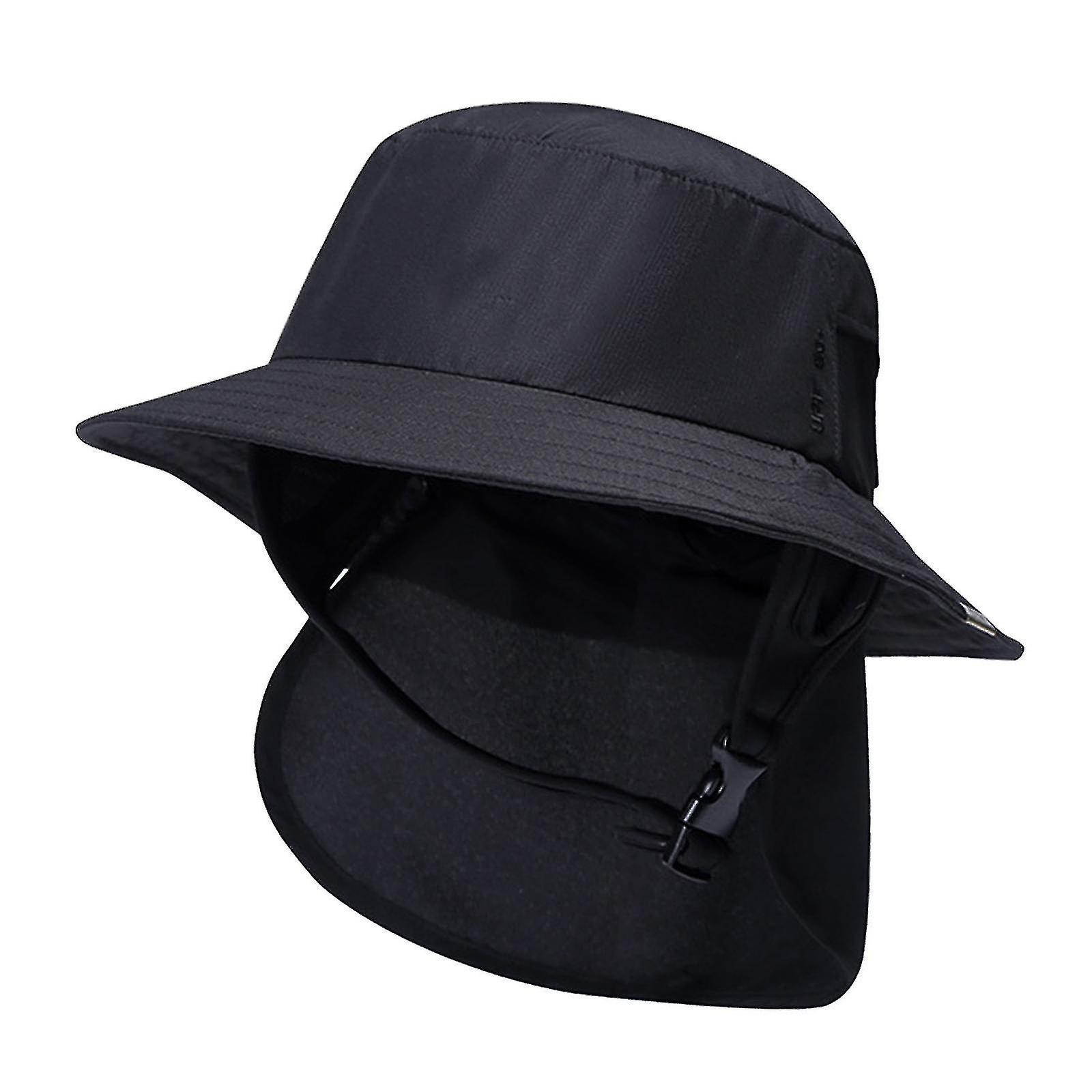 2023 New Lightweight Surf Bucket Hat Big Brim Neck Cover Visor Sun Protection Hat For Cycling Watersports Tourism Surfing Camping