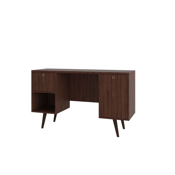 Edgar Office Desk in Dark Brown