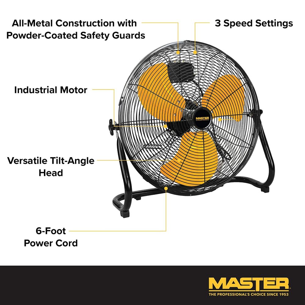 Master Floor Fan High Velocity Direct Drive 20