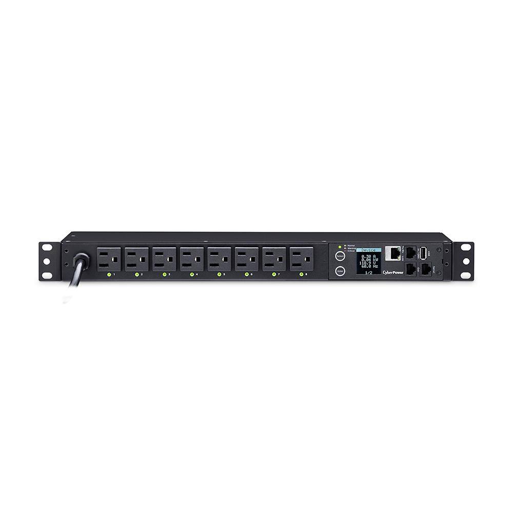 CyberPower 1.4 ft. 8-Outlet 1U Rackmount PDU PDU41001