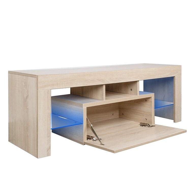 Modern TV Cabinet Media Console Table   51.2\