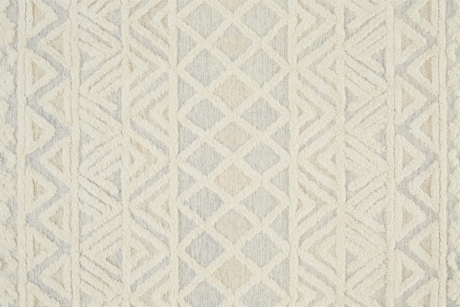 Elika Ivory and Blue Rug by BD Fine