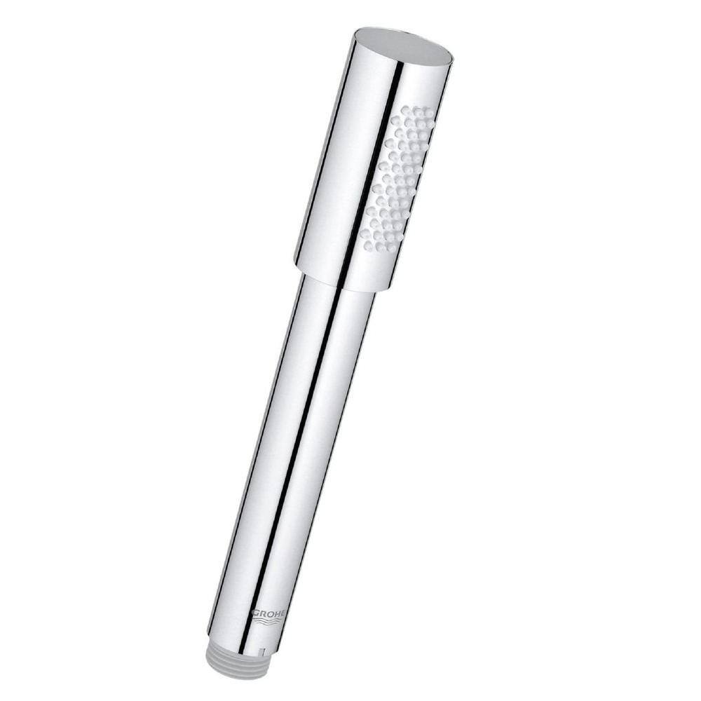 GROHE Sena 1-Spray 1.5 in. Single Wall Mount Handheld Shower Head in StarLight Chrome 28 341 000