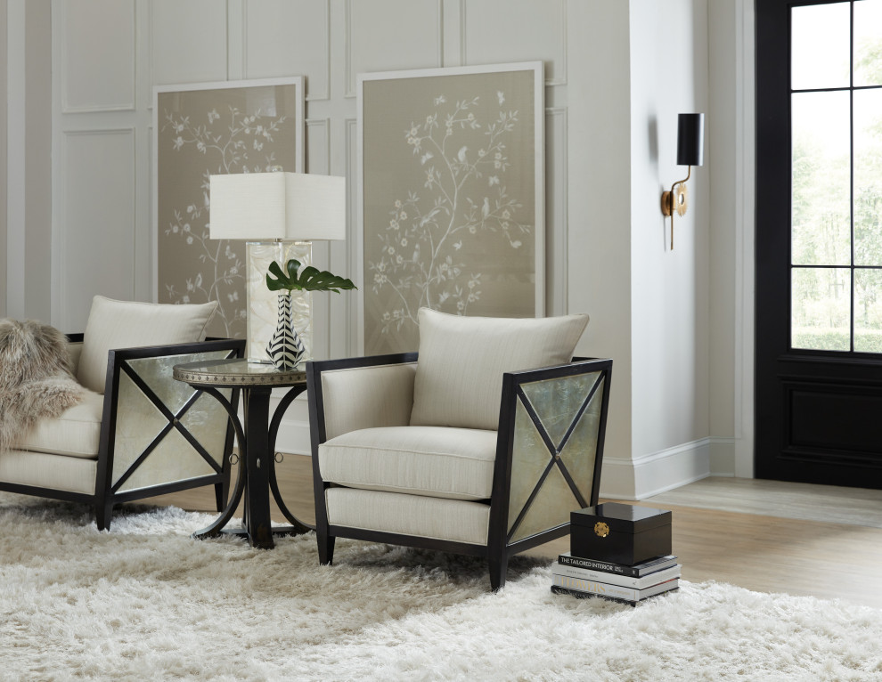 Sanctuary Joli Lounge Chair   Armchairs And Accent Chairs   by Buildcom  Houzz